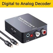 Optical Coaxial to RCA 3.5mm jack Dgital to Analog Audio Decoder Converter PCM SPDIF Toslink 2.0CH L/R Stere Adapter 2024 - buy cheap
