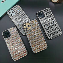 Glitter Triangle Crystal Full Diamond Case for iPhone 12 PRO 11 Pro MAX 8 7 Plus Luxury Shiny Cover for iphone XS MAX X XR 6 6S 2024 - buy cheap