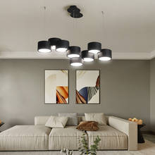 Lámpara de araña LED de lujo, iluminación decorativa, geométrica, nórdica, para sala de estar, comedor y oficina 2024 - compra barato