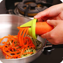 Rebanadora espiralizador de verduras, trituradora giratoria de cono, rallador Manual de fruta, patata, zanahoria, máquina de dibujo 2024 - compra barato