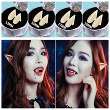 2PCS Halloween Vampire Dentures Zombie Teeth Fake Tiger Teeth Funny Gadgets Cosplay Party Props Surprise Holiday Gift 2024 - buy cheap