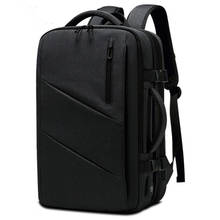 Mochila masculina com carregador usb antifurto, bolsa escolar masculina para laptop e viagem à prova d'água, 15.6 2024 - compre barato