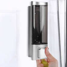Dispensador de jabón líquido montado en la pared para baño y cocina, 200ml, Gel de ducha, champú 2024 - compra barato