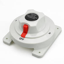 Interruptor Selector de batería Dual para barco, accesorio de distribución, color blanco, para barco, Motor RV 2024 - compra barato