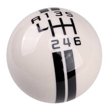 6 Speed Manual Gear Shift Knob Ball Fit for Ford Mustang Shelby GT 500 Cobra MT White Car Accessories 2024 - buy cheap