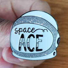 Space Ace Enamel Pin astronaut brooch asexual pride Badge LGBT Gay jewelry 2024 - buy cheap