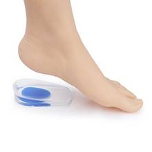 Almofada de apoio de calcanhar copo gel palmilha de silicone plantar fasciiti almofada de choque orthotic 2024 - compre barato