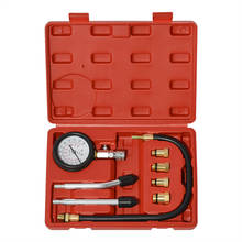 8pcs Petrol Engine Pressure Gauge Tester Kit Set Compression Leakage Diagnostic Compressometer Tool For CAR Auto 2024 - buy cheap