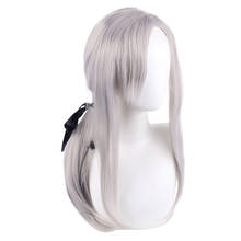 Owari no Seraph of The End Ferid Bathory 80cm Long Pale Pinkish Grey Heat Resistant Cosplay Costume Wig 2024 - buy cheap