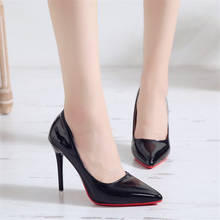 Zapatos de tacón alto para mujer, calzado de boda Sexy, ostentoso, extremo, Rojo 2024 - compra barato