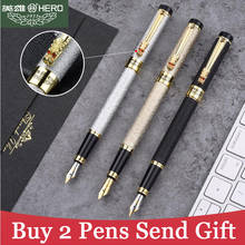Classic Design Hero 6006 Dragon Crystal Ink Fountain Pen Luxury Business Signature Writing Pen Buy 2 Pens Send Gift 2024 - buy cheap