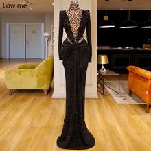 High Fashion Black Formal Evening Dress Mermaid Arabic Sexy Prom Party Gowns вечернее платье Dubai Cocktail Gowns Vestidos 2024 - buy cheap