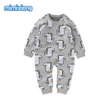 Baby Boy Romper Clothes Autumn Grey Casual Newborn Bebes Girl Jumpsuits Long Sleeve Toddler & Infant Overalls Winter Kids Outfit 2024 - buy cheap