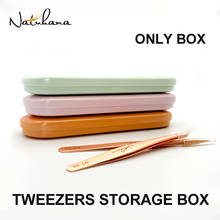 NATUHANA Makeup Tweezers Protection Box, Eyelash Extension Tweezer Storage Box, lash Color  tweezers case, Eyelash Planting Tool 2024 - buy cheap