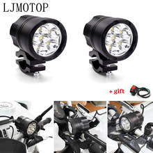 60w led farol da motocicleta nevoeiro ponto cabeça lâmpada spotlight moto lâmpada para suzuki gsx 1400 650f hayabusa gsxr1300 sv tl 1000 2024 - compre barato