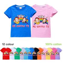 New Girl T-shirt Game Me Contro Te T Shirt Kids Boys Summer Tops Casual Tees Short Sleeve Streetwear Girls Birthday T Shirt 2024 - buy cheap
