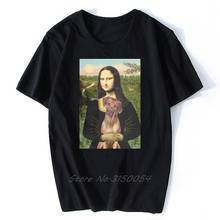 New Midnite Star Men Rhodesian Ridgeback Mona Lisa T Shirt Dogs Pets Cotton Tops Novelty T-Shirt Men Cotton Tshirt Tees Harajuku 2024 - buy cheap