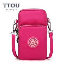 TTOU Fashion Women Oxford Messenger Bag Mini Cell Phone Bags Simple Small Crossbody Bags Casual Ladies Shoulder Flap Bag Sac 2024 - buy cheap