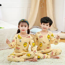 Autumn Winter 2piece Pajamas For Girls Cotton Baby Long-sleeves Children Clothes Sets Cartoon Sleepwear Kids Boys Girl Pyjamas 2024 - buy cheap