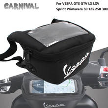 For Vespa GTS GTV LX LXV Sprint Primavera 50 125 250 300 GTS300HPE Scooter, Waterproof Handlebar, Glove Bags, Headphone Bag 2024 - buy cheap