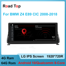 10.25 unit unidade principal estereofônica do andróide 10 de qualcomm para o cic 2008-2018 de bmw z4 e89 com carplay wifi 4g bt dos multimédios da navegação de gps do automóvel 2024 - compre barato