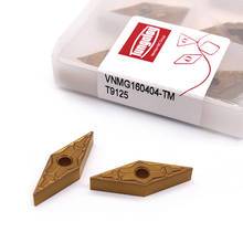 VNMG160404 VNMG160408 TM T9125 Carbide Inserts 100% Original High Quality CNC External Turning Tool Lathe Cutting Tools 2024 - buy cheap