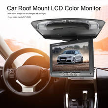 Nueva pantalla de 9 pulgadas 800*480 montaje en el techo del coche Monitor de pantalla Color LCD abatible pantalla superior Multimedia Video montaje en techo pantalla 2024 - compra barato