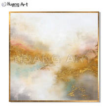Tint Abstract Oil Painting Hand-painted High Quality Gilding Oil Painting on Canvas for Decor Modern Gold Abstract Oil Painting 2024 - buy cheap