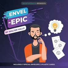 Envel - Epic (Gimmicks) by Bazar de Magia Close Up Performer Beginner Mentalism Magic Tricks Illusions Fun Magician Props 2024 - buy cheap