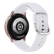 Para Samsung Galaxy Watch Active 2, bandas de 40mm, 44mm, 20mm, pulsera deportiva para Galaxy Watch 42mm Gear S2 Classic 2024 - compra barato