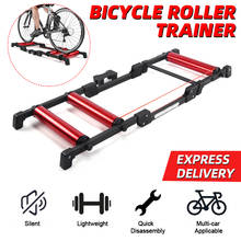 Rodillos de bicicleta para ejercicio en interiores, soporte de aluminio para entrenamiento de ciclismo en casa, MTB, 24-29 2024 - compra barato