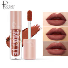 Pudaier-lápiz labial líquido mate, resistente al agua, maquillaje profesional, portátil, brillo de labios, Mini cosmético 2024 - compra barato