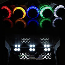 12pçs 5v/12v luz de led redonda iluminada 28mm botão de pressão com microinterruptor para máquina de jogos de fliperama diy 2024 - compre barato