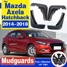 Set Car Mud Flaps For Mazda 3 (BM) Axela Hatch Hatchback 2014 2016 2017 2018 Mudflaps Splash Guards Mud Flap Mudguards Fender 2024 - buy cheap