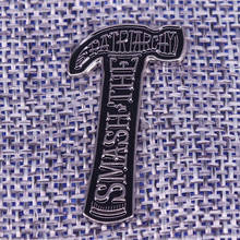 Smash the Patriarchy Brooch Women's Feminist Enamel Lapel Pin Equality Jewelry Art Gift Hammer Badge Accessories 2024 - buy cheap