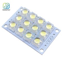 Dc 3v-5v 12 led branco brilhante super led placa de piranha noite luzes led módulo da lâmpada 2024 - compre barato