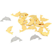 20pcs Stainless Steel Accessory Dolphin Pendant Animal Pendants Suitable DIY Jewelry Making Earring Bracelet Necklace HXD 2024 - buy cheap
