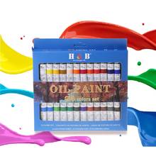 24 Colors Professional Oil Painting Paint Drawing Pigment 12ml Tubes Set Artist 2024 - buy cheap
