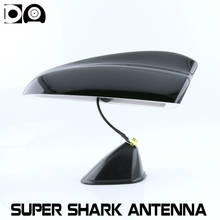 Super shark fin antenna special car radio aerials with 3M adhesive for Hyundai Kona 2017 2018 2024 - buy cheap