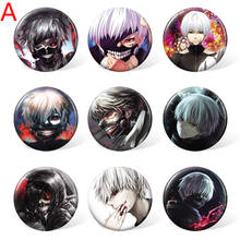 9pcs 58mm Anime Tokyo Ghoul Kaneki Ken Cartoon Badge Brooch Pin 2024 - buy cheap