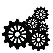 PANFELOU wheel gear Scrapbooking DIY album cards paper die metal craft stencils punch cuts dies cutting dies 2024 - buy cheap