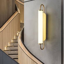 New post-modern living room long wall lamp light luxury bedroom bedside lamp mirror front lamp stairway wall lamp 2024 - buy cheap