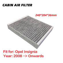 Cabin Filter for Opel Insignia (2008-Onwards) Activated High Carbon Pollen Air Filter Vauxhall Air Conditioner Filter 1pc 2024 - buy cheap