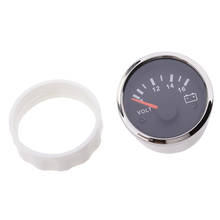 2Inch 52mm Voltmeter Gauge Meter 8-16V Racing Car Volt Gauge 2024 - buy cheap