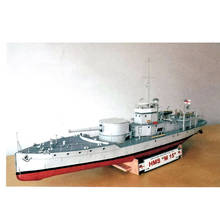 Barco de la patrulla M15 británica, juguete educativo de construcción, modelo militar, tarjeta de papel 3D, 1:100 2024 - compra barato