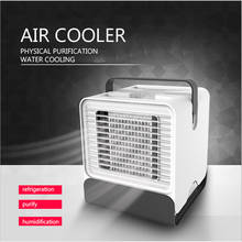 Mini Air Conditioner Portable Air Cooler USB Personal Space Cooler Fan Air Cooling Fan Rechargeable Desktop Fan with Night Light 2024 - buy cheap