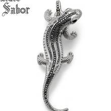 Подвески модные Rebel Salamander для женщин и мужчин подарок серебро 925 пробы сердце Fit Link ожерелье Томас 2024 - купить недорого