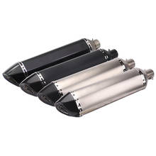 Silenciador de tubo de Escape Universal para motocicleta, longitud de 570mm, entrada de 51mm, 61mm, para Tmax, Xmax, PCX, RSV4, S1000RR, etc. 2024 - compra barato