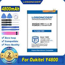 100% Оригинальный аккумулятор LOSONCOER 4800 мАч для батарей Oukitel Y4800 2024 - купить недорого