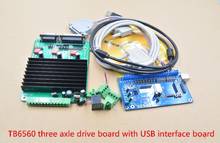 engraving machine USB interface card withTB6560 three axis driver board for DIY CNC USB controller 1set 2024 - buy cheap